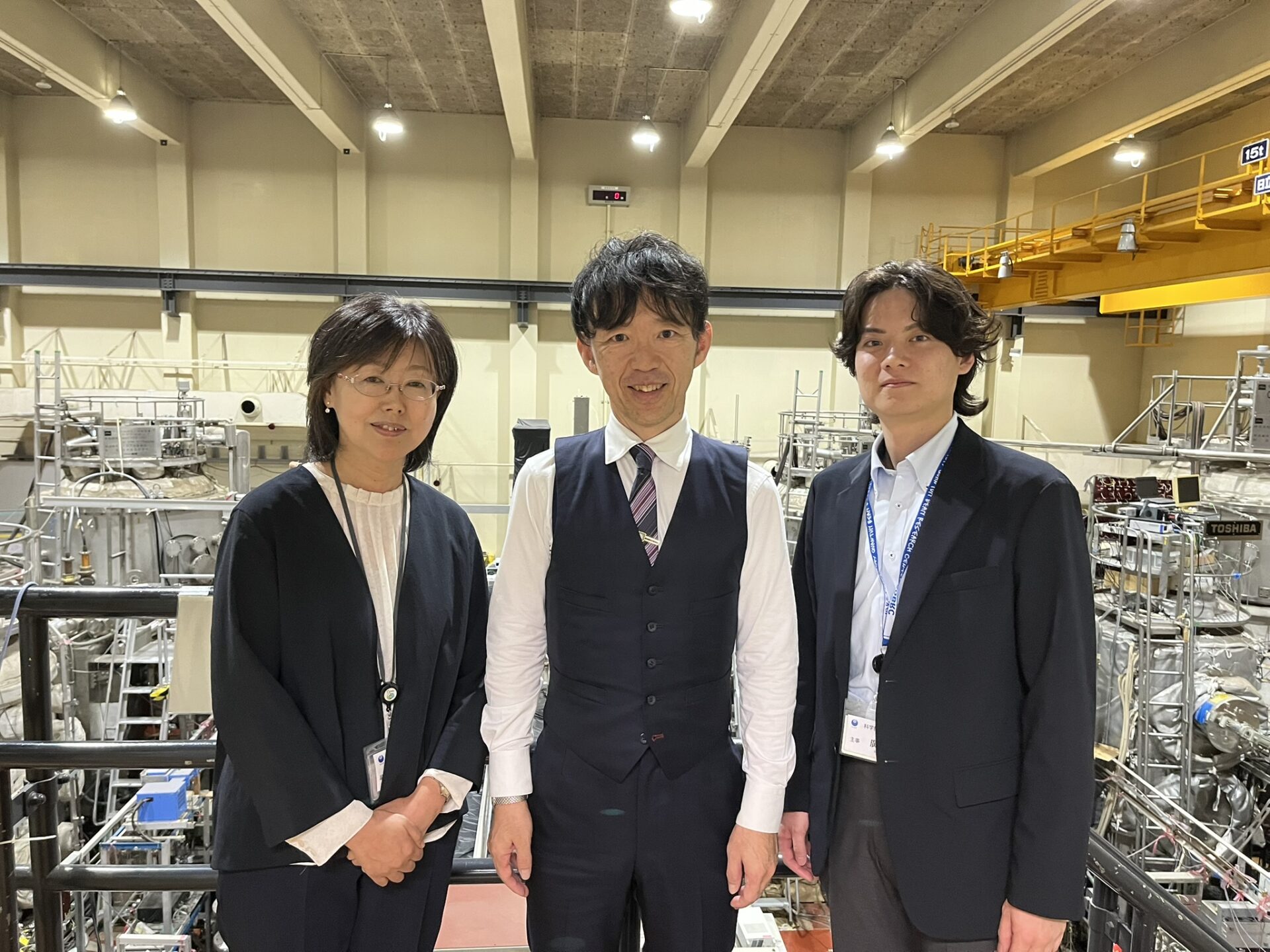 茨城県科学技術振興課の皆様によるプラズマ研究センター訪問